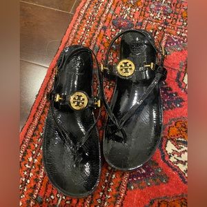 Patent Leather Tory Burch Birkenstock-Inspired Sandals